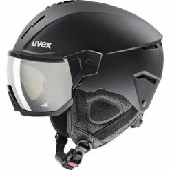 Casques Ski UVEX INSTINCT VISOR BLACK MAT 23 Noir