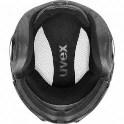 Casques Ski UVEX INSTINCT VISOR WHITE BLACK 23 Blanc -Raquettes neige Soldes 9 93770 instinct visor white black 566260 50 05