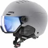 Casques Ski UVEX WANTED VISOR RHINO MAT 23 Gris