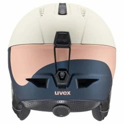 Casques Ski UVEX ULTRA PRO ABSTRACT 23 Beige / Rose / Bleu -Raquettes neige Soldes 9 93777 ultra pro abstract 566249 70 03