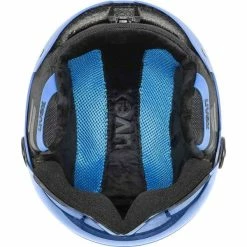Casques Ski UVEX ROCKET JR VISOR BLUE MAT 23 Bleu -Raquettes neige Soldes 9 93784 rocket jr visor blue mat 566263 20 04