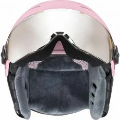 Casques Ski UVEX ROCKET JR VISOR PINK CONFETTI MAT 23 Rose -Raquettes neige Soldes 9 93785 rocket jr visor pink confetti mat 566263 50 03