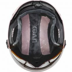 Casques Ski UVEX ROCKET JR VISOR PINK CONFETTI MAT 23 Rose -Raquettes neige Soldes 9 93785 rocket jr visor pink confetti mat 566263 50 06