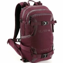 Sacs à Dos Ski NITRO SLASH 25 WINE 22 Rouge