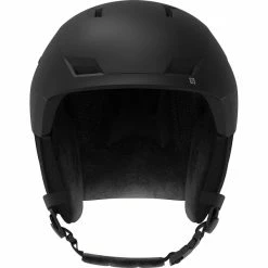 Casques Ski SALOMON PIONEER LT JR BLACK 23 Noir -Raquettes neige Soldes 9 93890 pioneer lt jr black l41526300 03
