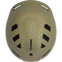 Casques Ski SALOMON HUSK PRIME OLIVE 23 Vert -Raquettes neige Soldes 9 93932 husk prime olive l41529000 04