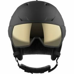 Casques Ski SALOMON PIONEER LT VISOR SIGMA BLK/GREY 23 Noir -Raquettes neige Soldes 9 93936 pioneer lt visor sigma blk grey l41531300 03