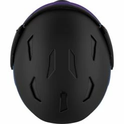 Casques Ski SALOMON DRIVER BLACK/ESTATE BLUE/SOLAR 22 Noir / Bleu -Raquettes neige Soldes 9 93941 driver black estate blue solar l41532400 04