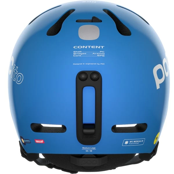 Casques Ski POC POCITO FORNIX MIPS FLUORESCENT BLUE 23 Bleu 6 Casques Ski POC POCITO FORNIX MIPS FLUORESCENT BLUE 23 Bleu – Image 4
