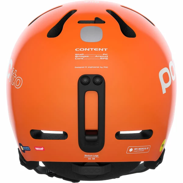Casques Ski POC POCITO FORNIX MIPS FLUORESCENT ORANGE 23 Orange 6 Casques Ski POC POCITO FORNIX MIPS FLUORESCENT ORANGE 23 Orange – Image 4