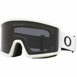 Masques De Ski OAKLEY TARGET LINE L MATTE WHITE DARK GREY 23 Blanc