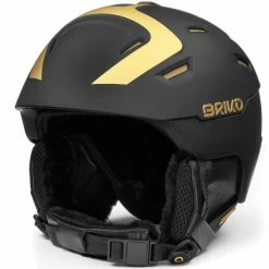 Casques Ski BRIKO DIAMANTE LINDSEY VONN BLACK-GOLD 22 Noir / Jaune