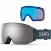 Masques De Ski SMITH AS I/O MAG EVERGLADE CPS PLATINUM MIRROR 22 Vert / Gris -Raquettes neige Soldes 9 97544 as io mag everglade cps platinum mirror m00427 019995t 01