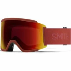 Masques De Ski SMITH SQUAD XL CLAY RED CPS RED MIRROR 22 Rouge / Jaune -Raquettes neige Soldes 9 97592 squad xl clay red cps red mirror m00675 032996k 02