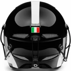 Casques Ski BRIKO SLALOM MULTI IMPACT JR SHINY BLACK WHITE 22 Noir -Raquettes neige Soldes 9 98766 slalom multi impact jr shiny black white 211219w a04 jr 03