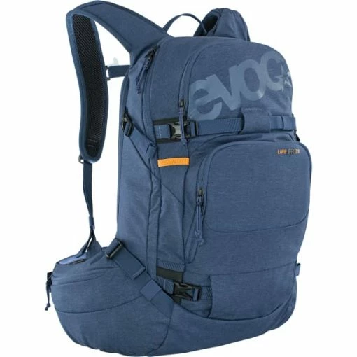 Sacs à Dos Ski EVOC LINE PRO 20L DENIM 22 Bleu -Raquettes neige Soldes 9 98847 line pro 20l denim 200216236 01